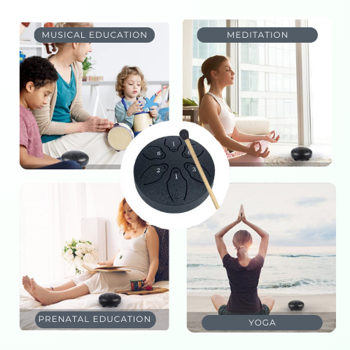 3-Inch 6-Note Compact and Versatile Percussion Resona Instrument