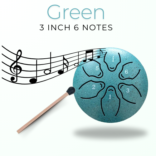 3-Inch 6-Note Compact and Versatile Percussion Resona Instrument