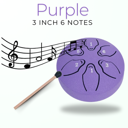 3-Inch 6-Note Compact and Versatile Percussion Resona Instrument