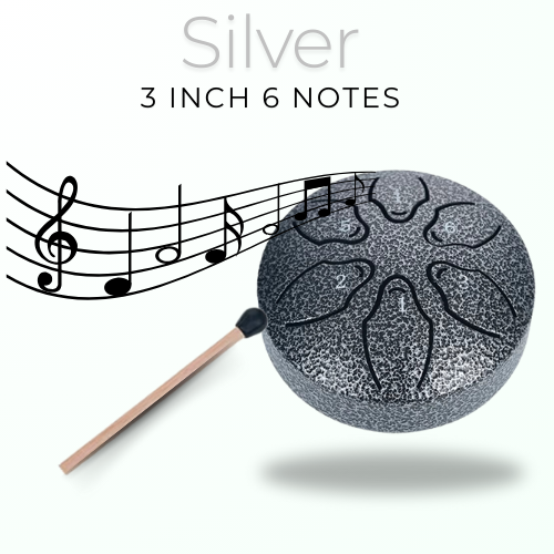 3-Inch 6-Note Compact and Versatile Percussion Resona Instrument